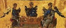 Миниатюра богословских сочинений Иоанна VI Кантакузина с изображением Живоначальной Троицы (Парижская Национальная библиотека, cod. 1242). 